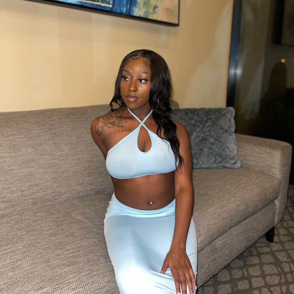 Rae Bandz BLUE Illusion Dress 🌀🦋. (Recommended) - Picture 3 of 4